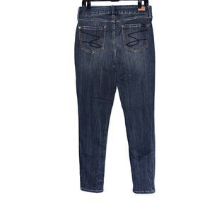 Seven7 Womens Skinny Jeans Dark‎ Wash High Rise Blue Denim Size 10